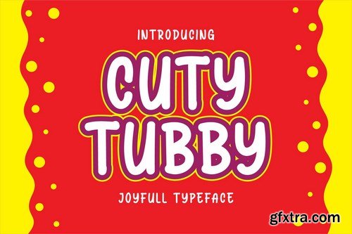 Cuty Tubby - Joyfull Typeface