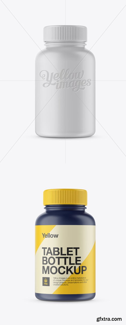 Matte Pill Bottle Mockup 12920