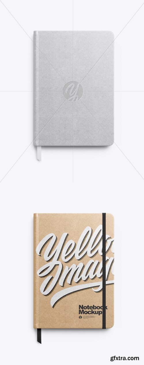 Kraft Notebook Mockup 33398