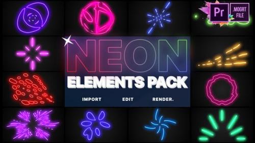 Udemy - Neon Elements | Premiere Pro MOGRT