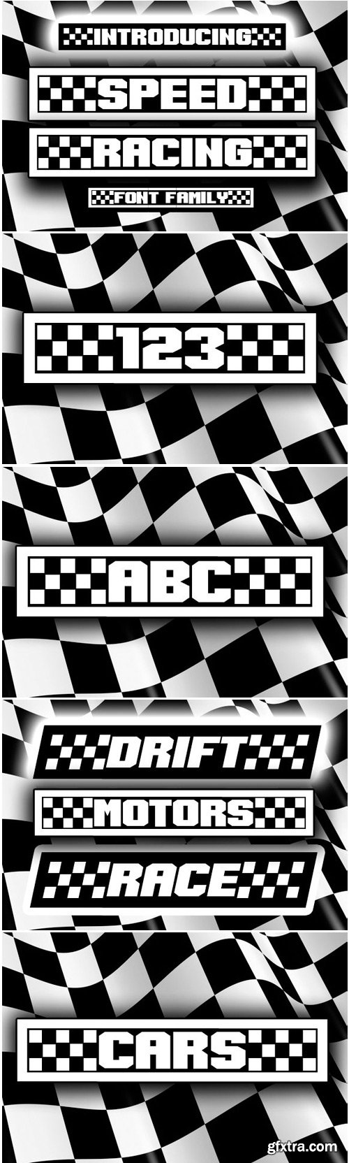 Speed Racing Font