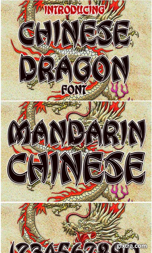 Chinese Dragon Font