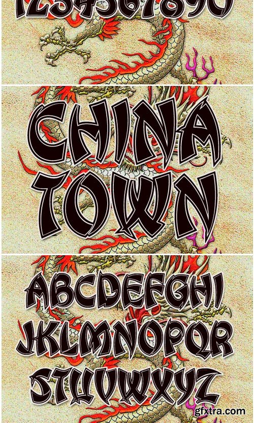 Chinese Dragon Font