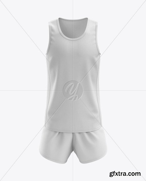 Men’s Running Kit mockup (Front View) 48528