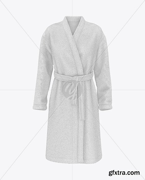 Women\'s Terry Robe Mockup - Front View 48513