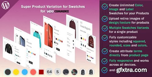 CodeCanyon - Super Product Variation Swatches for WooCommerce v1.1 - 24566625