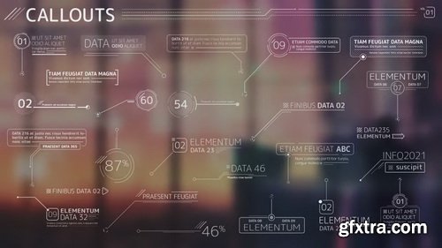 Videohive - Overlay Infographic Elements - 24566996