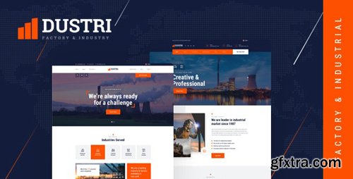 ThemeForest - Dustri v1.0 - Factory & Industrial HTML Template - 24421362