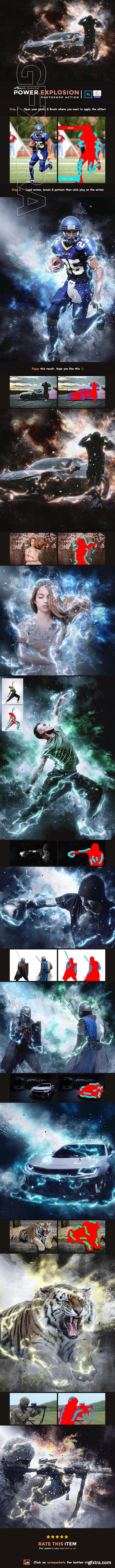 GraphicRiver - Power Explosion Photoshop Action 24398326