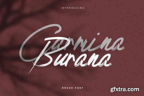 CM - Carmina Burana - Grunge Brush Font 4093197