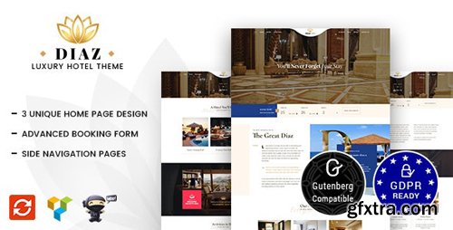 ThemeForest - Diaz v1.7 - Hotel WordPress - 21176090