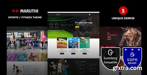 ThemeForest - Maruthi v1.6 - Gym WordPress Theme - 21205250