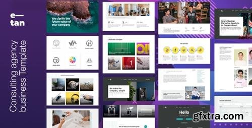 ThemeForest - E—tan v1.0 - Digital Consulting Agency HTML Template - 24530617