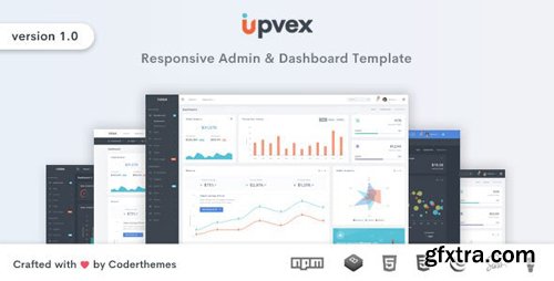 ThemeForest - Upvex v1.0.0 - Responsive Admin & Dashboard Template - 24500280