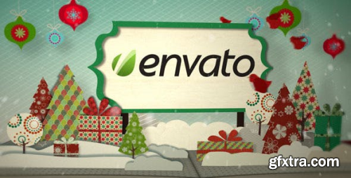 VideoHive Holiday Pop Up Book Logo Opener 756013