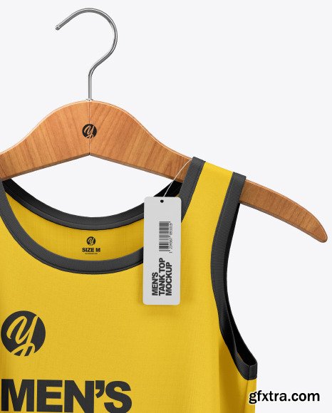 Sleeveless Shirt on Hanger Mockup 48482