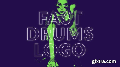 VideoHive Fast Drums Logo Opener 19671278