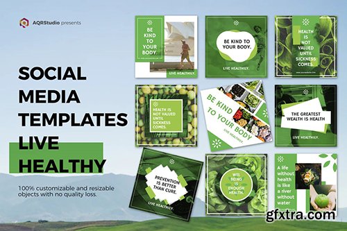 Healthy Life Media Banners