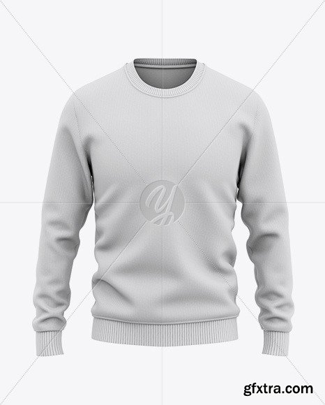 Men\'s Crew Neck Sweatshirt/Sweater Mockup 48592