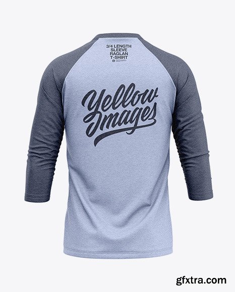 Men’s Heather Raglan 3/4 Length Sleeve 48450