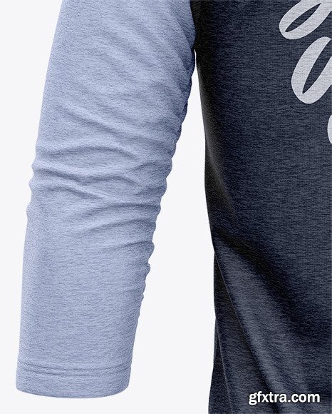 Men’s Heather Raglan 3/4 Length Sleeve 48450