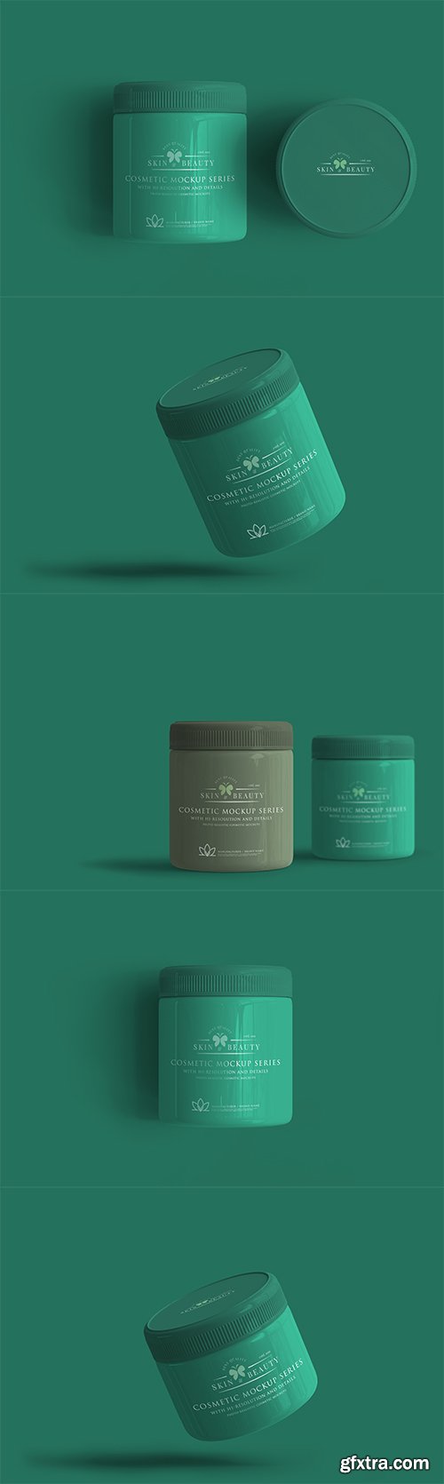 Cosmetic Jar PSD Mockup Pack