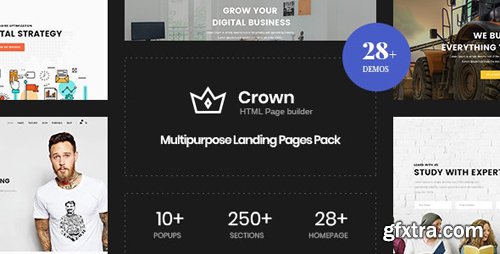 ThemeForest - Crown v1.0 - Multi-Purpose Html5 Landing Template - 23683552