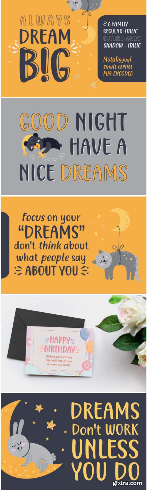 Always Dream Big Font