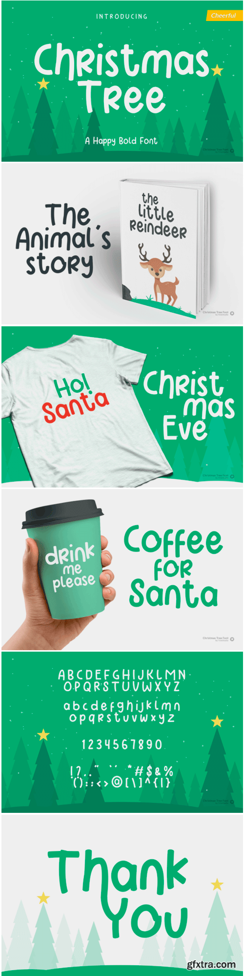 Christmas Tree Font