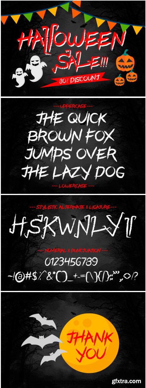 Black Halloween Font