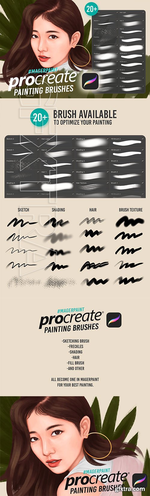 CreativeMarket - MAGERPAINT - Procreate Brushes 4093803