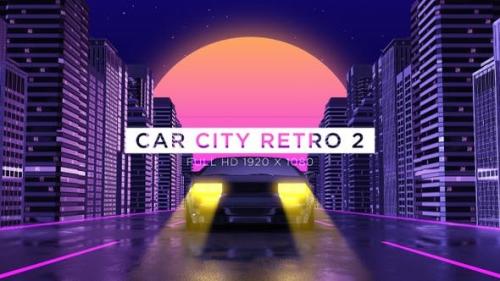 Udemy - Car City Retro 2 Vj Loops Background