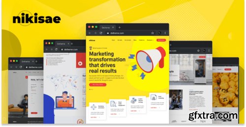 ThemeForest - Nikisae v1.0 - Digital Marketing Agency HTML Template - 24493546