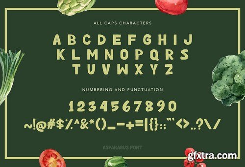 Asparagus Handwritten Font