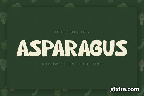 Asparagus Handwritten Font