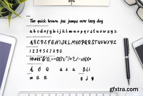 Delich Handwritten Script Font