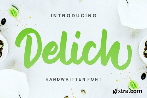 Delich Handwritten Script Font