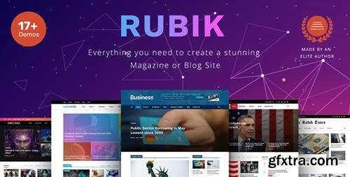 ThemeForest - Rubik v1.6 - A Perfect Theme for Blog Magazine Website - 22917307