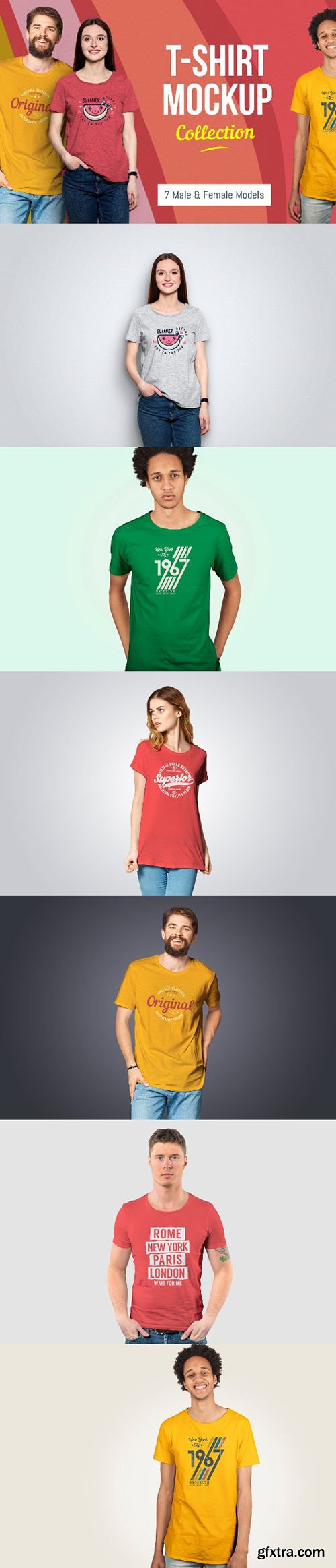 T-Shirt Mockup Collection