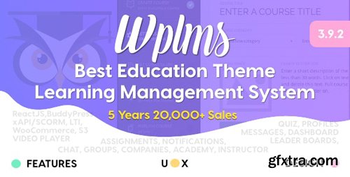 ThemeForest - WPLMS v3.9.6 - Learning Management System for WordPress, Education Theme - 6780226