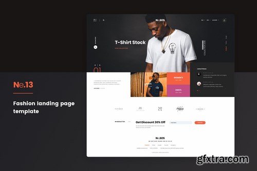 Ne13 - Fashion landing page template