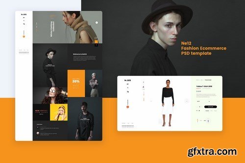 Ne12 - Fashion Ecommerce PSD template