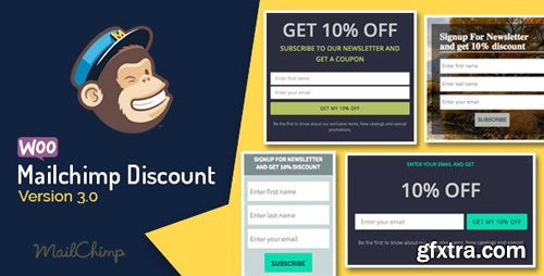 CodeCanyon - Woocommerce Mailchimp Discount v3.5 - 10229569