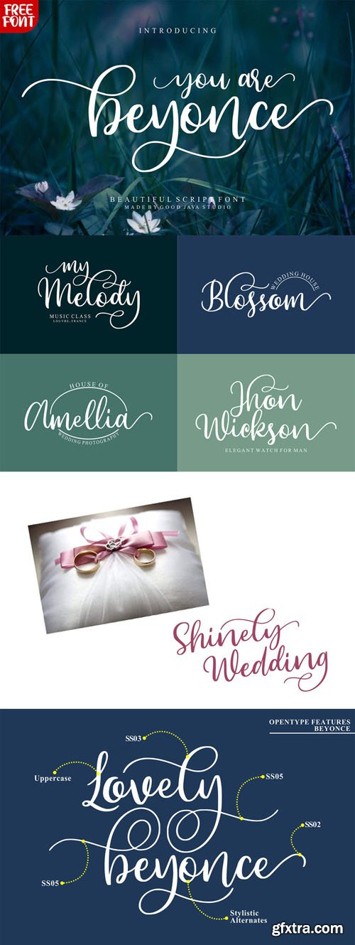 Beyonce Beautiful Script Font