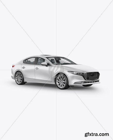 Sedan Mockup - Half Side View 48523