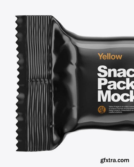 Glossy Snack Bar Mockup 48659