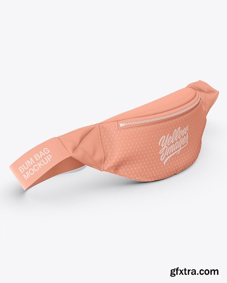 Fanny Pack Mockup - Front Half-Side View 48688