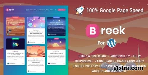 ThemeForest - Breek v1.3.0 - Minimal Masonry Theme for WordPress - 24031994