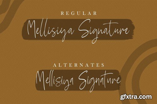 Mellisya Signature Font