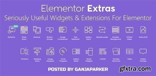 Elementor Extras v2.2.2 - Seriously Useful Widgets & Extensions For Elementor - NULLED